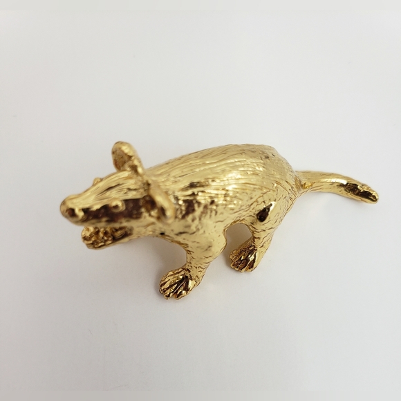 22K Gold Plated Native Animal from Australia - Tasmanian Devil - Picture 6 of 7